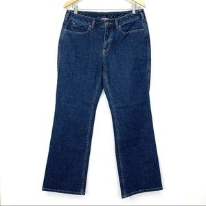 Duluth Trading Co Women’s Flex Boot Cut Jeans Medium Dark Wash New Nwt Size 12